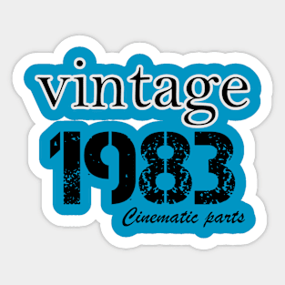 vintage t-shirt Sticker